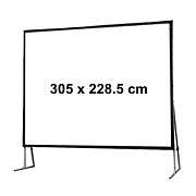 Ekran ramowy przedniej lub tylnej projekcji FOLD 300 obraz (305cm  x 228.5 cm)